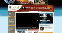 Desktop Screenshot of cheval-nature.com